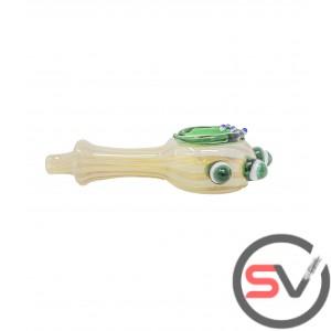 SEA CIRCLE GLASS HAND PIPE 5inch